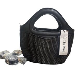 The Drop Black‎ Woven Mini Bag